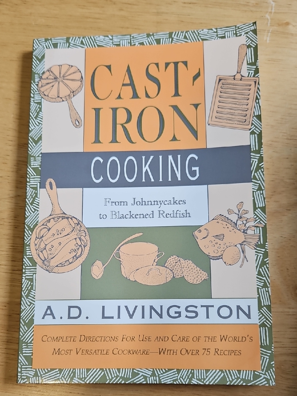 Cast Iron Cooking — Green and Orange Cover